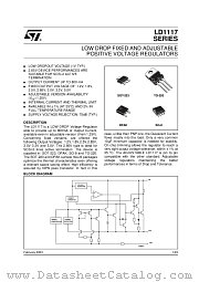 LD1117DT30C datasheet pdf ST Microelectronics