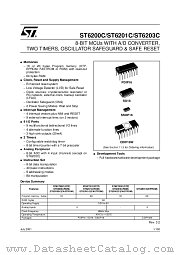 ST62P01CM1 datasheet pdf ST Microelectronics