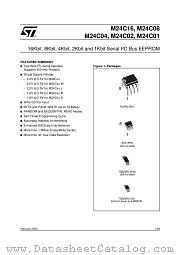 M24C01-L datasheet pdf ST Microelectronics