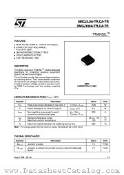 SMCJ8.5CA-TR datasheet pdf ST Microelectronics