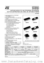 ST72T331N4 datasheet pdf ST Microelectronics