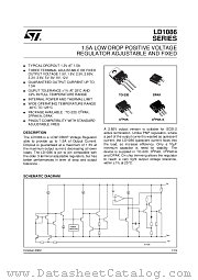 LD1086D2T18 datasheet pdf ST Microelectronics