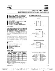TS931AILT datasheet pdf ST Microelectronics