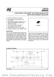 LK112M16TR datasheet pdf ST Microelectronics