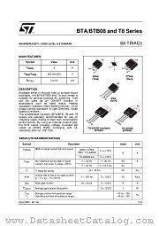 T835-800B datasheet pdf ST Microelectronics