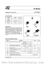 T405-800B datasheet pdf ST Microelectronics
