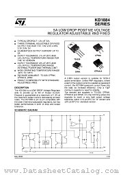 KD1084DT36 datasheet pdf ST Microelectronics