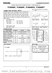 TC4066BFT datasheet pdf TOSHIBA
