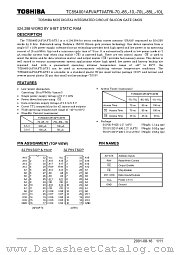 TC554001AFI-10L datasheet pdf TOSHIBA