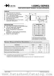 1.5SMCJ30A datasheet pdf Won-Top Electronics