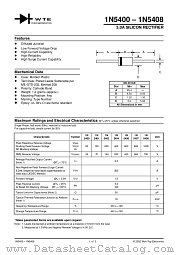 1N5404-TB datasheet pdf Won-Top Electronics