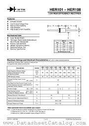 HER103-T3 datasheet pdf Won-Top Electronics