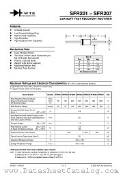 SF206-TB datasheet pdf Won-Top Electronics