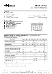 SF33-T3 datasheet pdf Won-Top Electronics