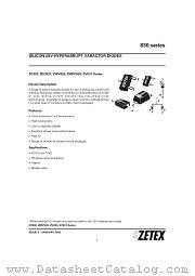 ZMV834B datasheet pdf Zetex Semiconductors