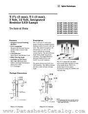 HLMP-3681-B0002 datasheet pdf Agilent (Hewlett-Packard)