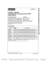 74AC245PC datasheet pdf Fairchild Semiconductor