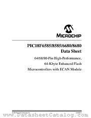 PIC18F6585T-E/L datasheet pdf Microchip