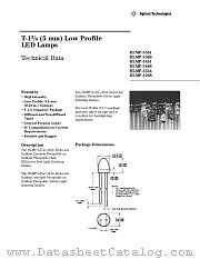 HLMP-3351-F00R1 datasheet pdf Agilent (Hewlett-Packard)
