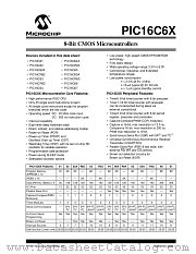 PIC16C63T-10I/SO datasheet pdf Microchip