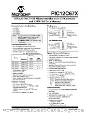 PIC12CE674-04/P datasheet pdf Microchip