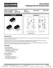 HCPL2531W datasheet pdf Fairchild Semiconductor