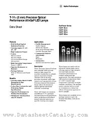 HLMP-EL15-PS0YY datasheet pdf Agilent (Hewlett-Packard)