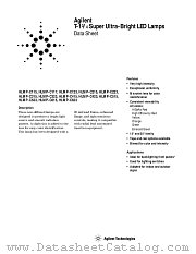 HLMP-C615-G0002 datasheet pdf Agilent (Hewlett-Packard)