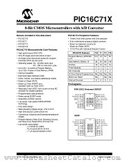 PIC16C711-04/SS datasheet pdf Microchip