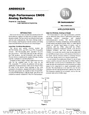 MC74VHC4052DTR2 datasheet pdf ON Semiconductor
