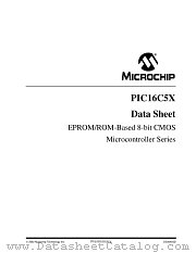 PIC16C54T-XTE/SS datasheet pdf Microchip