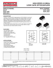 HCPL2601SDV datasheet pdf Fairchild Semiconductor