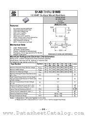 S1MB datasheet pdf Taiwan Semiconductor