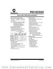 PIC12C509A-04/SN datasheet pdf Microchip