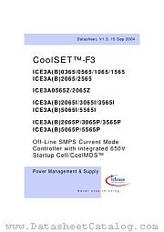 ICE3A5565I datasheet pdf Infineon
