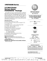 1PMT5930B datasheet pdf ON Semiconductor