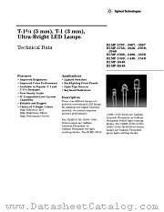 HLMP-D640-E00DG datasheet pdf Agilent (Hewlett-Packard)