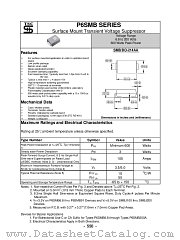 P6SMB170A datasheet pdf Taiwan Semiconductor