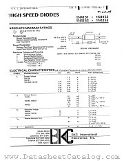 1N4154 datasheet pdf BKC International Electronics