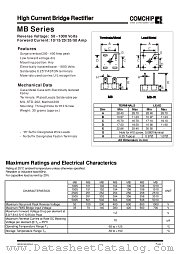 MB356 datasheet pdf Comchip Technology