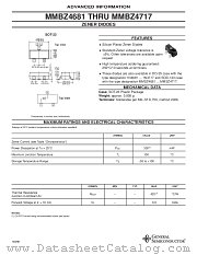 MMBZ4696 datasheet pdf General Semiconductor