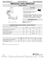 MMSZ5238 datasheet pdf General Semiconductor