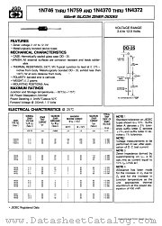 1N750D datasheet pdf Jinan Gude Electronic Device