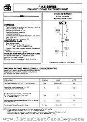 P4KE350C datasheet pdf Jinan Gude Electronic Device