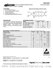 MA01503D datasheet pdf MA-Com