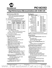PIC18LC252-I_P datasheet pdf Microchip