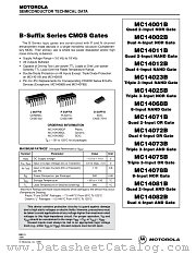 MC14075BCL datasheet pdf Motorola