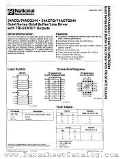 74ACQ244FCX datasheet pdf National Semiconductor