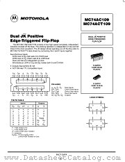 MC74AC109MR2 datasheet pdf ON Semiconductor