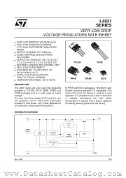 L4931CV120 datasheet pdf SGS Thomson Microelectronics